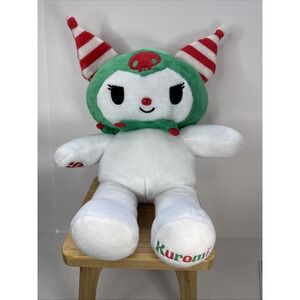 Build A Bear KUROMI Sanrio Christmas Holiday Plush 2024 Green Red